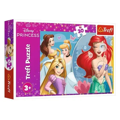 Trefl Disney puzzle 30 dílků Krásný den pro princezny