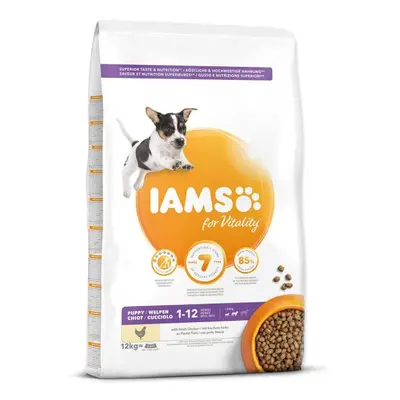 IAMS Dog Puppy Small & Medium Chicken 12kg