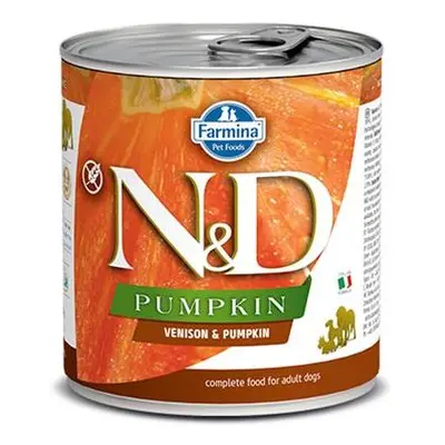 KONZERVY N&D DOG VENISON & PUMPKIN 285g