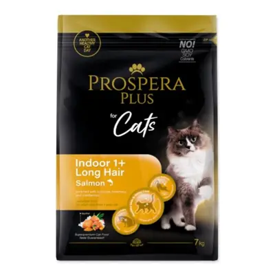 Prospera Plus Indoor 1+ Losos Dlhá Srst 7kg