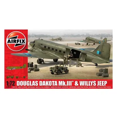 Classic Kit letadlo A09008 - Douglas Dakota MkIII with Willys Jeep (1:72)