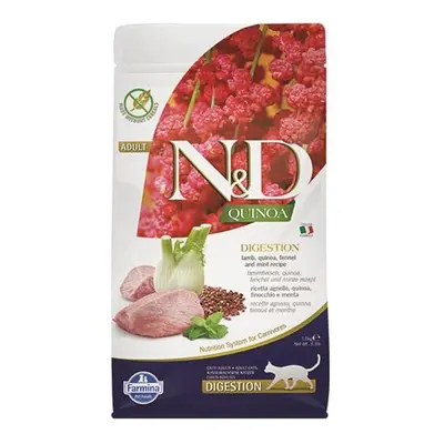 ND Cat GF Quinoa 1,5kg Trávenie jahňa