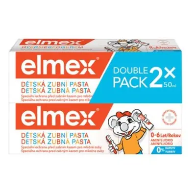 Elmex Dětská zubní pasta 0-6 let Duopack 2x50ml