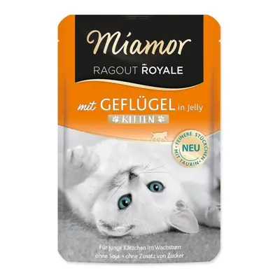 Kapsička Miamor Ragout Royale Kitten drůbež v želé 100g