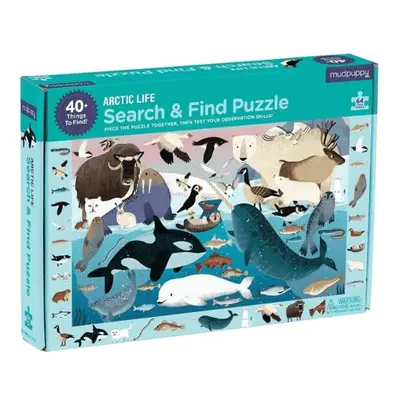 Mudpuppy Puzzle skládej a hledej Život v Arktidě 64 dílů