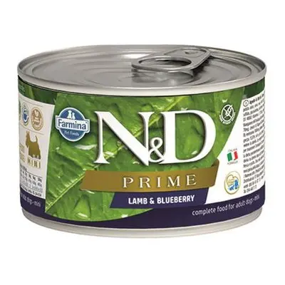 KONZERVA N&D DOG PRIME JAHNĚ A BORŮVKA 140g