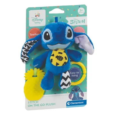 Plyšová hrkálka s úchytom - Stitch