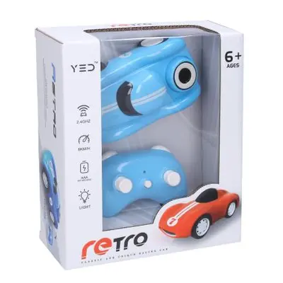 Auto retro závodní RC na dálkové ovládání 15,5 cm