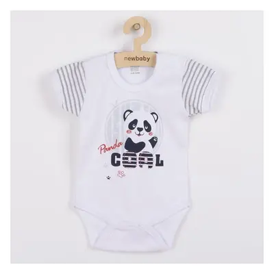 Dětské body s krátkým rukávem New Baby Panda 74 (6-9 m)