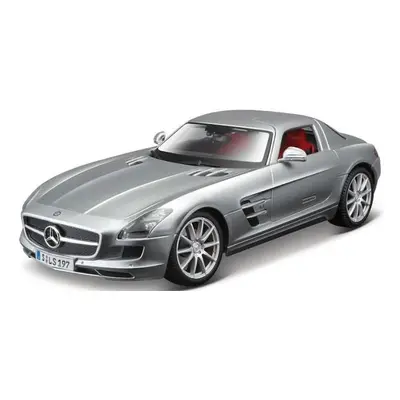 Maisto - Mercedes-Benz SLS AMG, stříbrný, 1:18