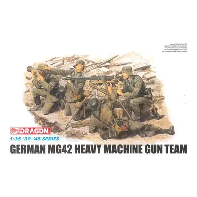 Model Kit figurky 6064 - GERMAN MG42 HEAVY MACHINE GUN TEAM (1:35)