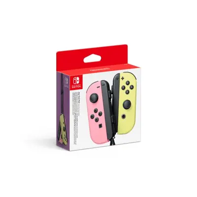 Joy-Con pár v pastelově růžové/žluté barvě