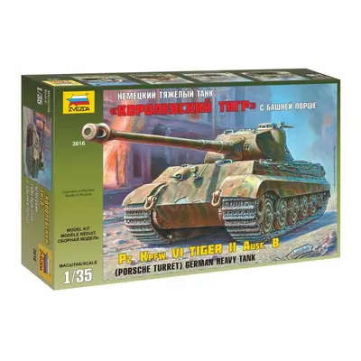 Model Kit tank 3616 - Kingtiger Porsche (1:35)