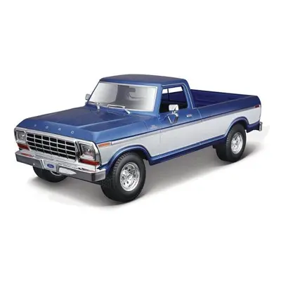 Maisto - 1979 Ford F150 Pick-up, kovový modrý, bílý, 1:18