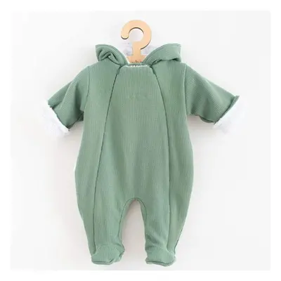 Dětská kombinéza s kapucí New Baby Frosty mint 80 (9-12m)