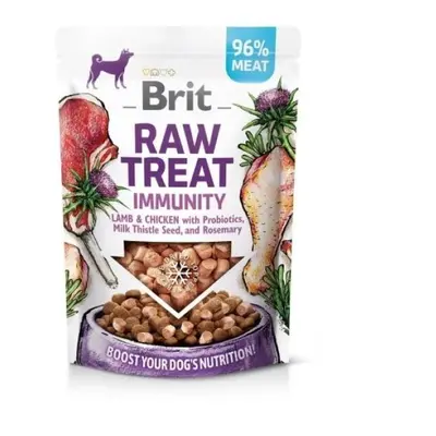 Brit RAW TREAT Imunita Mrazená pochoutka a dochucovadlo jehněčí a kuřecí 40g