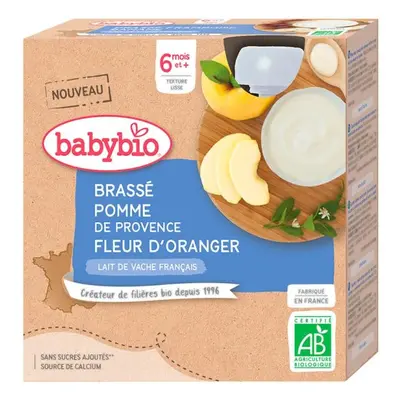 BABYBIO Brass jablko pomerančový květ 4x85 g