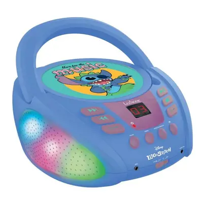 Svítící Bluetooth CD přehrávač Disney Stitch