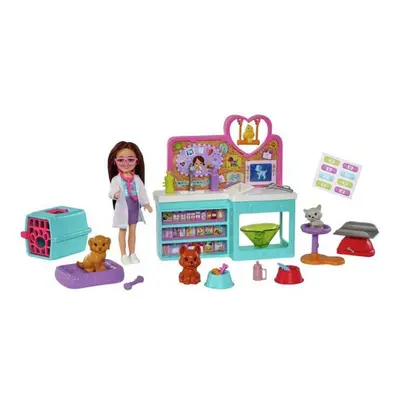 Mattel Barbie Chelsea veterinářka herní set