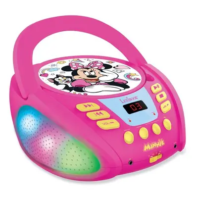 Svítící Bluetooth CD přehrávač Myška Minnie