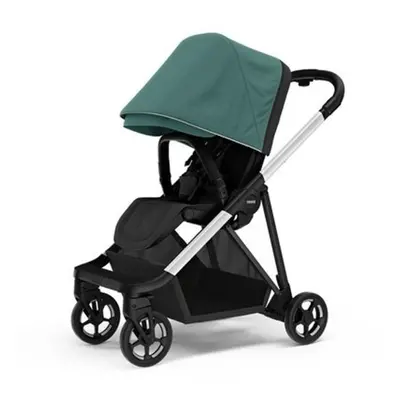 THULE Kočárek městský Shine Mallard Green on Aluminum