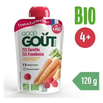 Good Gout BIO Mrkev s malinami (120 g)