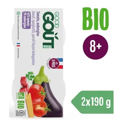 Good Gout BIO Špagety s lilkem a hovězím masem (2x190 g)