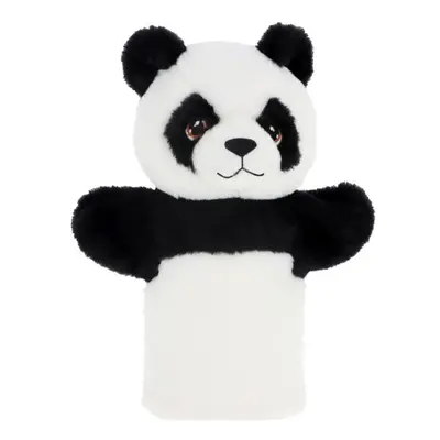 Keel Toys SE3076-5 Keeleco Panda - eko plyšová maňuška na ruku 27 cm