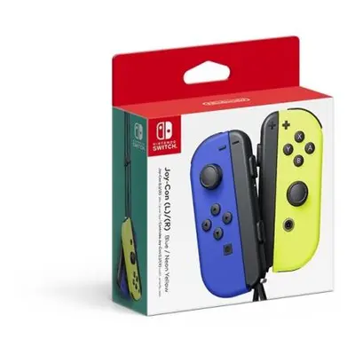 Joy-Con pár modrý/neonově žlutý