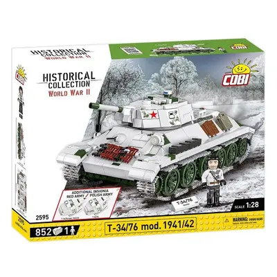 Cobi II WW T-34/76, 1:28, 850 k, 1 f