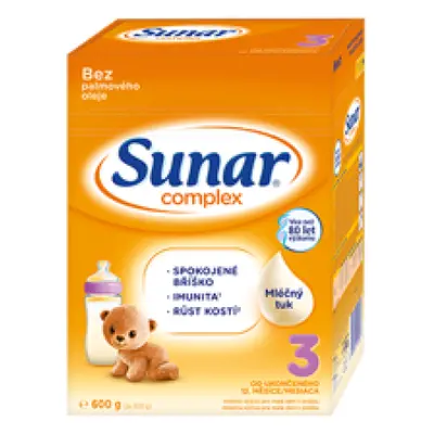 SUNAR Complex 3 batolecí mléko (600 g)