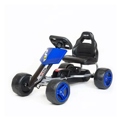 Dětská šlapací motokára Go-kart Baby Mix Speedy modrá