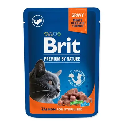 Kapsička Brit Premium Cat Sterilisod losos 100g