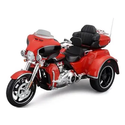 Maisto - H-D Trikes - 2021 CVO Tri Glide, kovově oranžová, 1:12