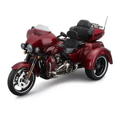 Maisto - H-D Trikes - 2021 CVO Tri Glide, metalická červená, 1:12