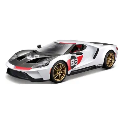 Maisto - 2021 Ford GT Heritage, bílý, 1:18