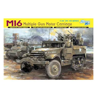 Model Kit military 6381 - M16 MULTIPLE GUN MOTOR CARRIAGE (SMART KIT) (1:35)