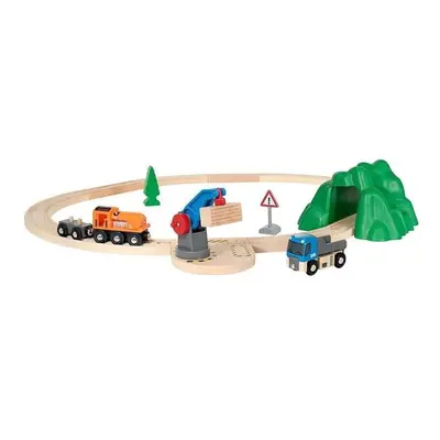 Brio World 33878 Vláčkodráha startovací souprava nákladní vlak