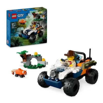 LEGO® City 60424 Čtyřkolka pro průzkum džungle – mise červené pandy