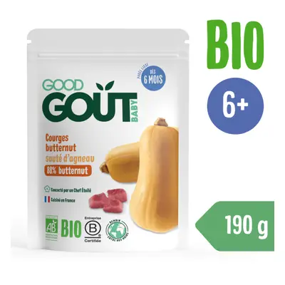 Good Gout BIO Máslová dýně s jehněčím masem (190 g)