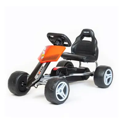 Dětská šlapací motokára Go-kart Baby Mix Speedy červená