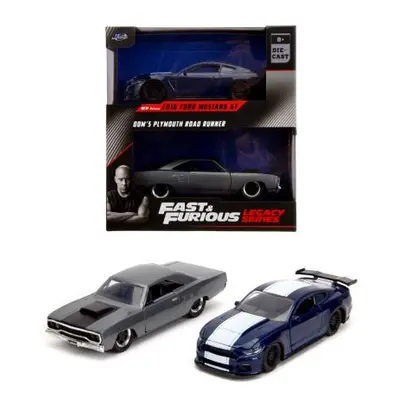 Rychle a zběsile Twin Pack 2016 Ford Mustang GT350 + 1970 Plymouth Road Runner, 1:32 Wave