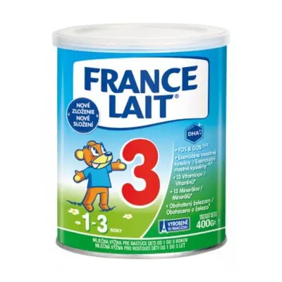 Francie Lait 3 se železem + DHA od 1 roku 400g