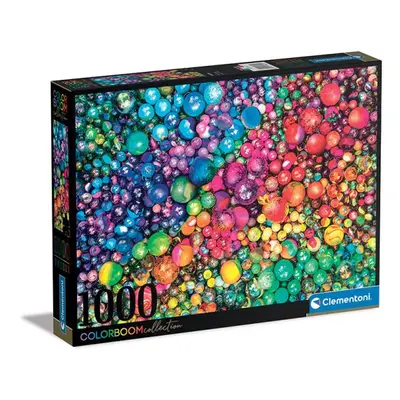 Clementoni - Puzzle 1000 Colorboom-marbles