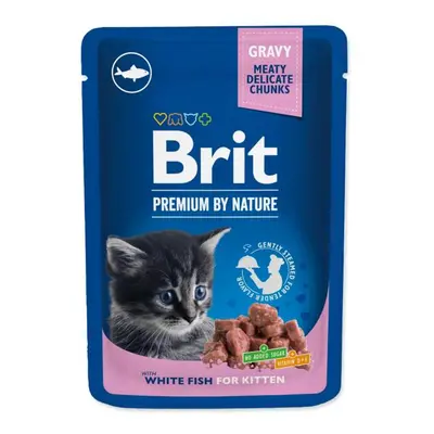 Kapsička Brit Premium Cat Kitten ryba 100g