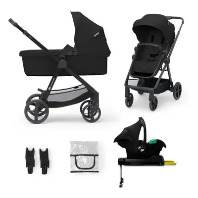 KINDERKRAFT Kočík kombinovaný 4v1 Newly Classic Black + Mink PRO