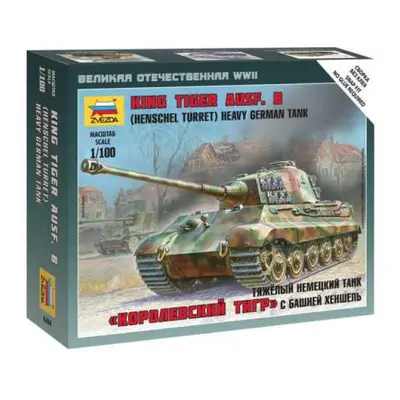 Wargames (WWII) military 6204 - King Tiger Ausf. B - German heavy tank (1: 100)