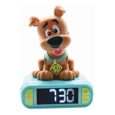 Budík s nočním 3D světlem Scooby-Doo