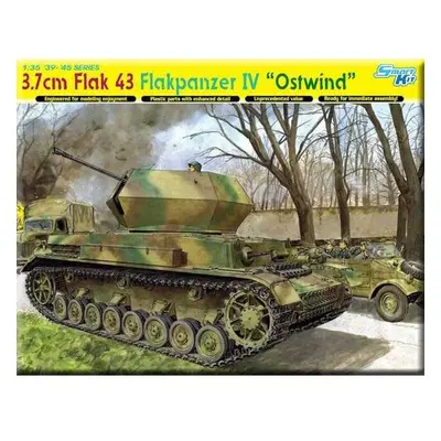 Model Kit tank 6550 - 3,7 cm FLAK 43 FLAKPANZER IV "OSTWIND" (SMART KIT) (1:35)