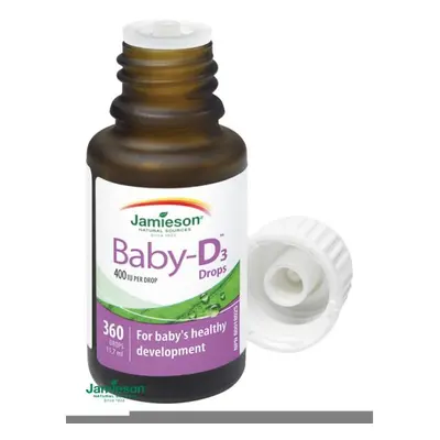 Jamieson Baby-D™ Vitamín D3 400 IU kapky 11,7ml